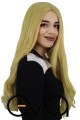 Eva Peruk Dalgalı Fiber Sentetik Peruk Sarı