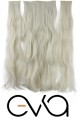 Eva Peruk 250 Gr 70 Cm Dalgalı Fiber Yarımay Set Beyaz Platin