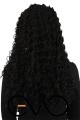 Afro Dalgalı Tül Peruk Koyu Kestane 300 Gr 70 Cm