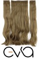 Eva Peruk 250 Gr 70 Cm Dalgalı Fiber Yarımay Set Açık Kumral