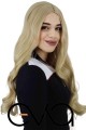 Eva Peruk Dalgalı Fiber Sentetik Peruk Karamel