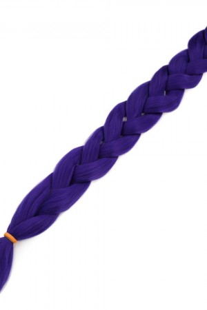 Afrika Örgüsü Rasta ve Box Braid için Sentetik Saç 100 Gram - Mor