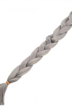 Afrika Örgüsü Rasta ve Box Braid için Sentetik Saç 100 Gram - Orta Ton Gri