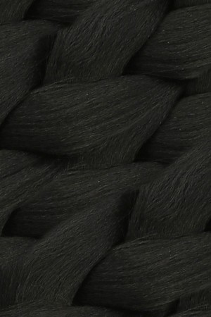 Afrika Örgüsü Rasta ve Box Braid için Sentetik Saç 100 Gram - Siyah
