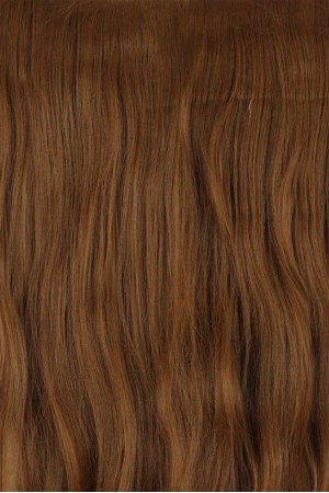 Eva Peruk 250 Gr 70 Cm Dalgalı Fiber Yarımay Set Bakır